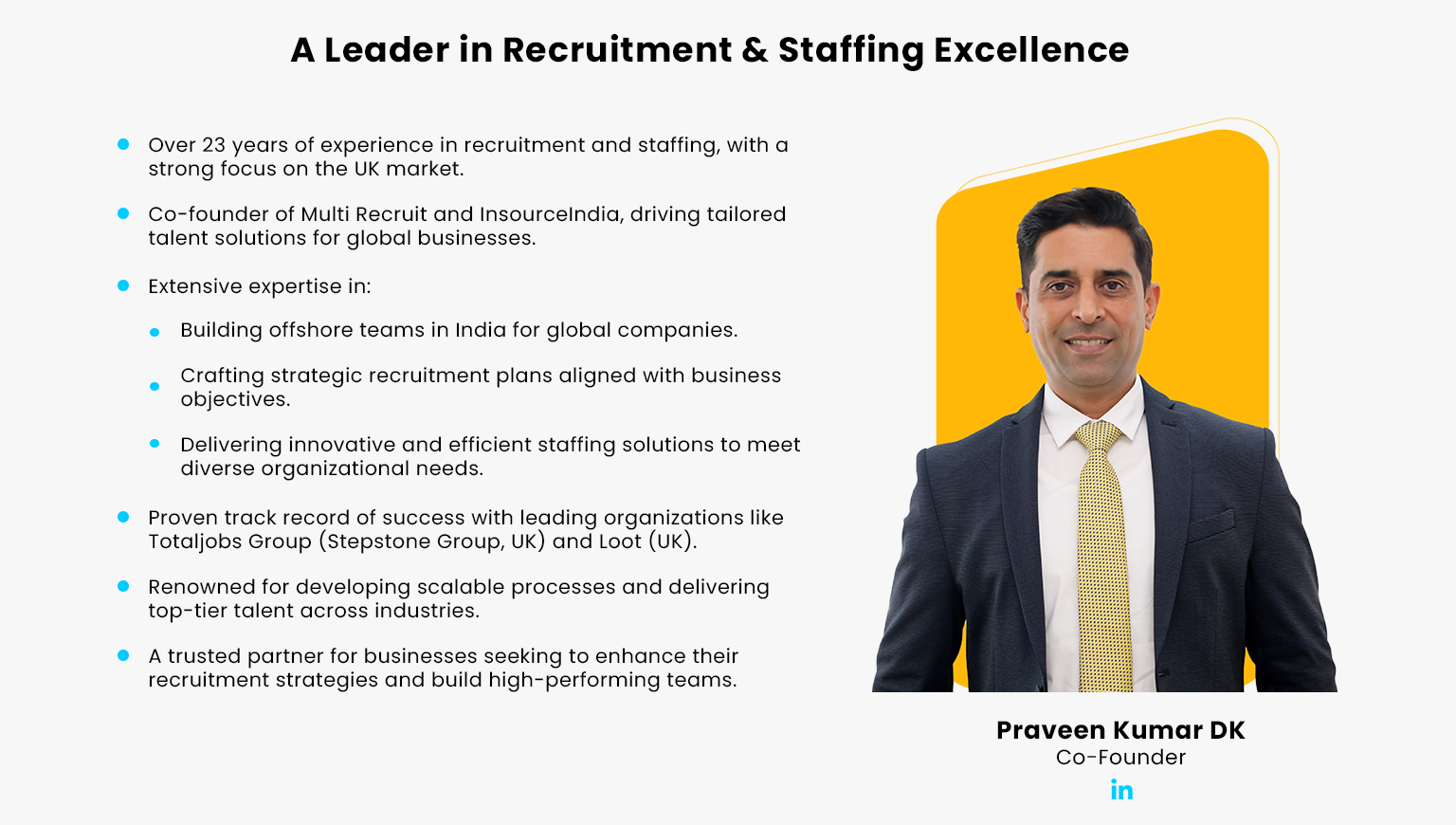 A Leader in Recruitment & Staffing Excellence2